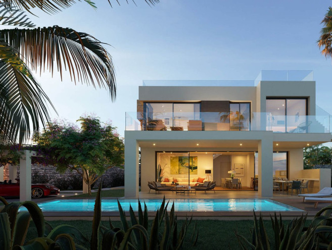 Villa en venta en New Golden Mile, Marbella