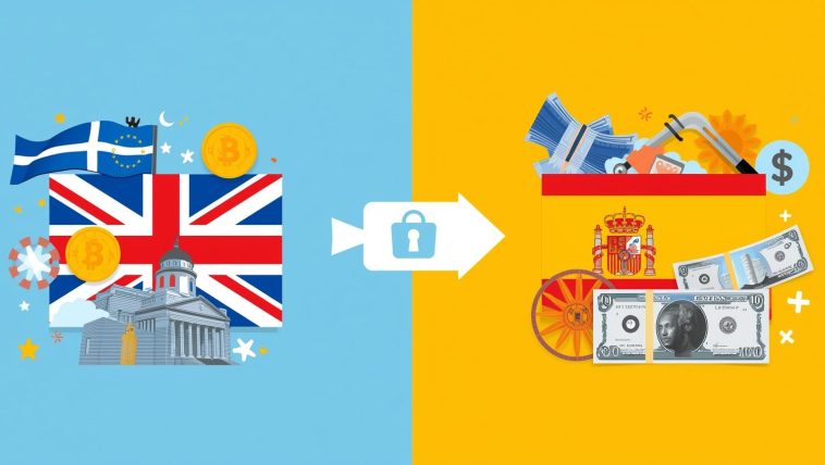 transfer money to spain from uk
